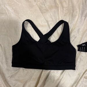Ideology Black Cross-Back Sports Bra